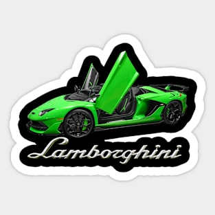 Lamborghini SVJ Supercar Products Sticker